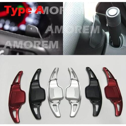 Aluminum Alloy Steering Wheel Shift Paddle Shifter For Chevrolet Camaro 2012 2013 2014 2015 2016 2017 2018 Accessory Sticker