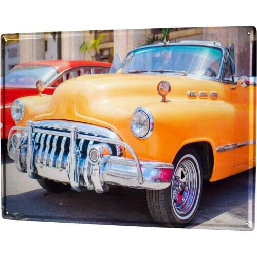 SINCE 2004 tin Sign Holiday Travel Agency Cool Convertible Road Cruiser
