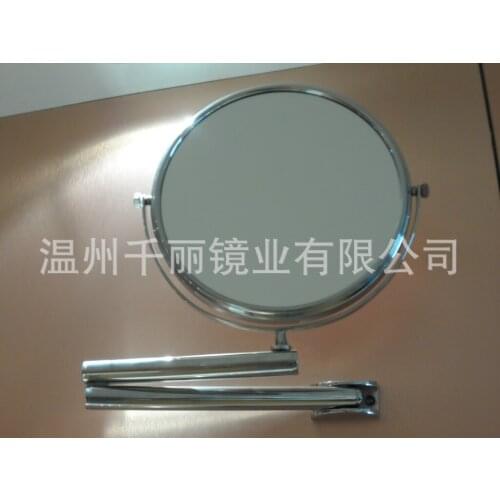 Folding factory direct supply wall mirror copper cosmetic mirror beauty mirror makeup mirror