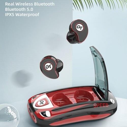 TWS T911 Bluetooth Earphones V5.0 Wireless Earbuds IPX5 Waterproof Sport 6D Stereo Noise Cancelling Headset