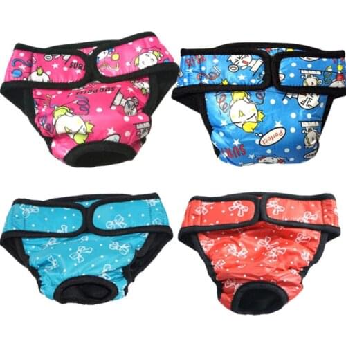 XS-XXL Washable Female Dog Shorts Panties Menstruation Underwear Briefs Dog Diapers Physiological Period Pants Sanitary Perros