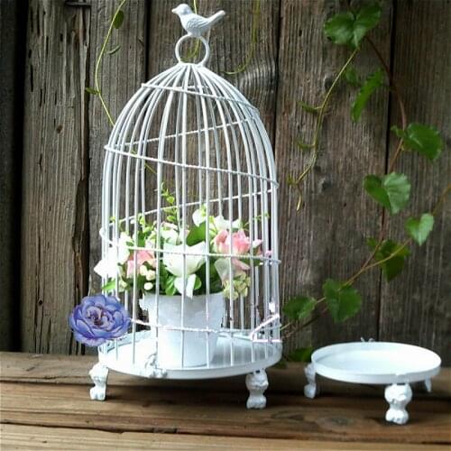 Iron bird cage, European bird cage, decorative desk, flower rack, decorative flower cage.flower pot decoration