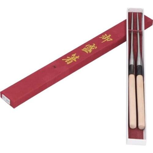 1 Pair Japanese Food Sushi Chopsticks With Wooden Handle Reusable Cooking Chopsticks Tableware Serving Utensils Kitchen Tools