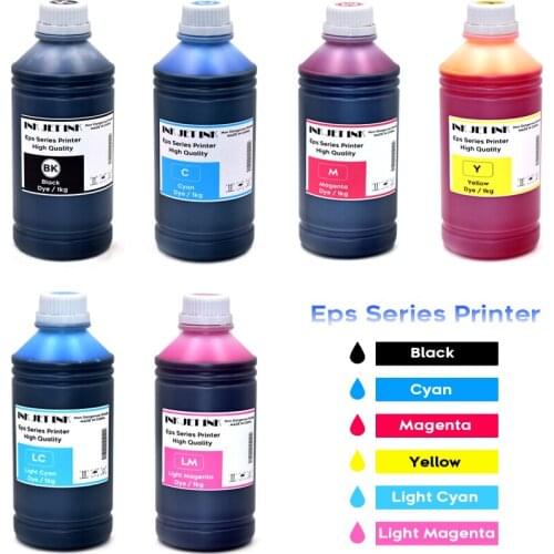 1PC 1000ml For Epson PP-100 PP-50 Color Vivid Printing Dye Ink Refill Kit for Epson PP100 PP50 PP-50N PP-100N Printer