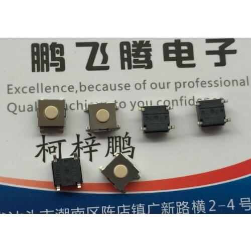 10PCS/lot Japan OMRON patch 4-pin touch switch B3FS-1002P key switch 6*6*3.1