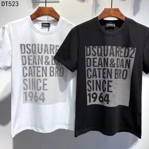 2021 Fashion Trend DSQ2 Mens Premium Printed T-Shirt DT523