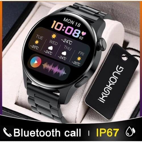 2021 Smart Watch Men Watches Heart Rate Monitor Bluetooth Call TWS Headset Music Sport Smartwatch For Samsung Huawei GT 2 Clock