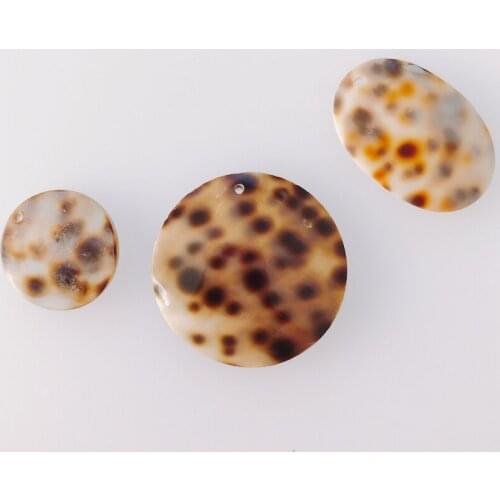 4pieces/lot New DIY shell round pendant Earring Accessories earrings Supplies for Jewelry Accessories