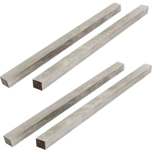 4x High Speed Steel HSS CNC Lathe Cutting Tool Bits Bar 10x10x200mm Silver Drop Shipping