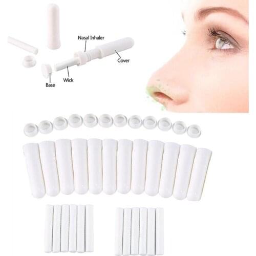 5 pcs Blank Nasal Inhaler With Wicks Sticks For Gentleman Design Essential Oil Aromatherapy Tubes Containers Nose Tools