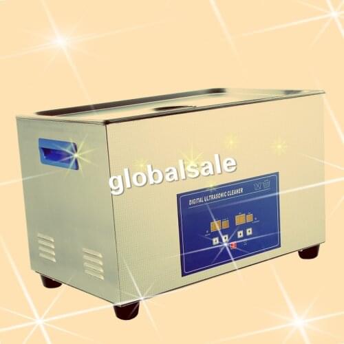 FREE SHIPPING PS-80A AC110V/220V 40KHz 600W Digital Ultrasonic Cleaner 22L 2.00MM electronic components free basket