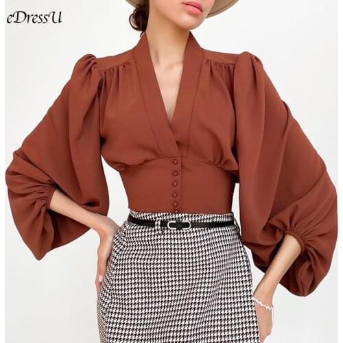 Женские короткие рубашки EDressU China At AliExpress