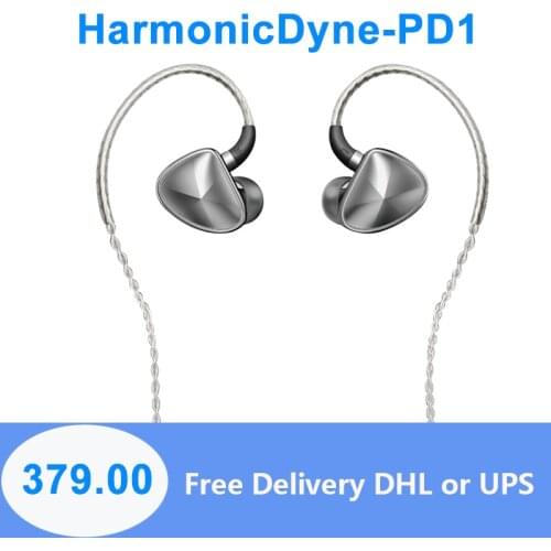 HarmonicDyne PD1 Earphone Dynamic Driver 4.4mm/3.5mm P.D.1 Earbuds with MMCX Cable Headphones