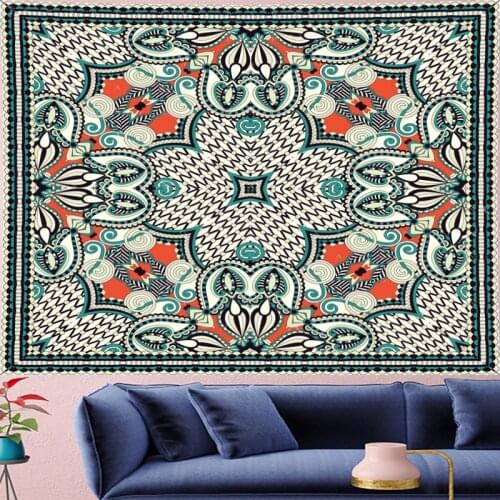 GN.PAPAYA Nordic Style Classical Bohemia Tapestry Vintage Style Pattern Tapestries Retro macrame Wall Hanging home decor