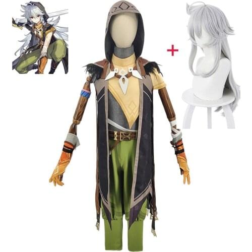 Game Genshin Impact Running Wolf RAZOR Cosplay Costume Fancy Outfits Full Set Halloween Carnival Uniforms