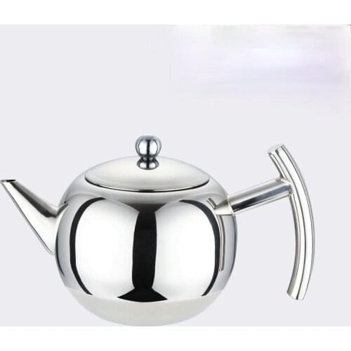 Stainless steel coffee pot household restaurant restaurant teapot filter induction cooker kettle craft pot water jug