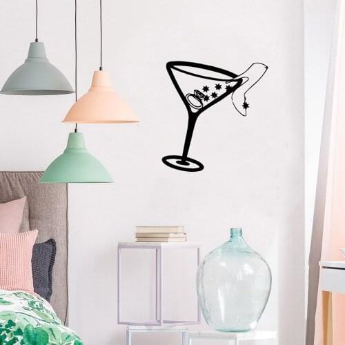 Lovely Cup Shoe Wall Stickers Home Decor For Living Room Bedroom Mural Decoration Accessories Murals Decorative Vinyl ph825