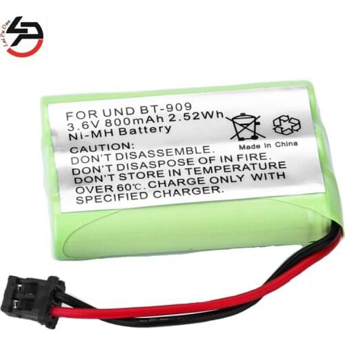 Laipuduo 3.6V 800mAh NiMH Cordless Phone Rechargeable Battery BT-909 Replacement Pack BT-909 BT909 BT-1001 BT1001 BT-1004 BT1004