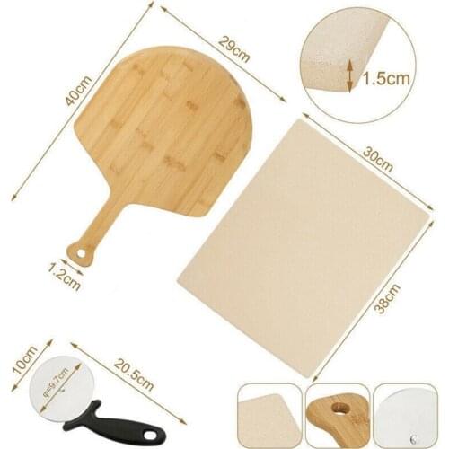 Pizza Tool Kit Suitable for Oven Grill Crispy Crust Pies Bread Delicacies