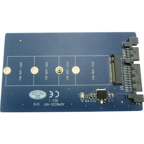 Fast Free Ship for NGFF SSD to SATA adapter card M.2 interface to SATA 2.5 inch serial SSD adapter card riser card