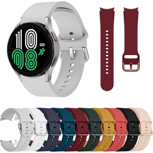 Original Silicone For Samsung Galaxy Watch4 Classic 46mm 42mm Bracelet Strap For Galaxy Watch 4 44mm 40mm Smart Belt Band Correa