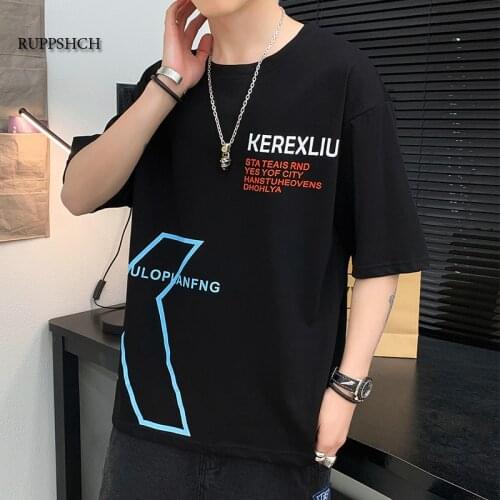RUPPSHCH Men's T-shirts With Print