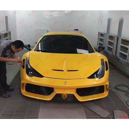Z-ART SP front bumper for Ferrari 458 retrofit body kit for Ferrari 458 tuning body kit facelift front bumper