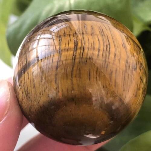 Natural Tiger eye crystal ball for decoration, healing stone 20mm Reiki and quartz for home decoration, homemade, 1 gift