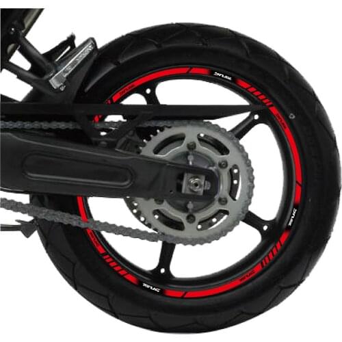 Motorcycle Reflective sticker Moto Wheel decals Tire Rim Stickers For BENELI bn302 bn 302
