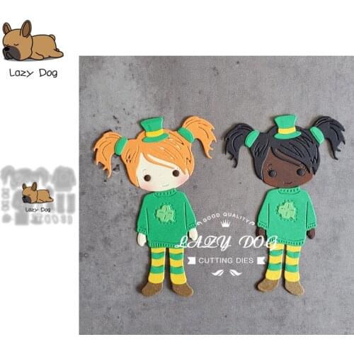 St. Patricks Day Metal Cutting Dies Scrapbooking Stencil DIY Mold Knife Craft Embossing Die Cuts Card Making New Dies For 2021