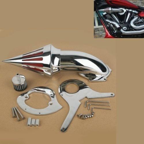 Motorcycle Chrome Spike Air Cleaner Intake Filter For Honda Shadow Aero 750 VT750 2004-2009