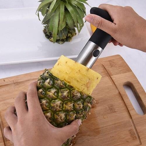 304 Stainless Steel Rotary Pineapple Knife Creative Peeling Meat Extractor Kitchen Fruit And Vegetable Tools Helper Accessories