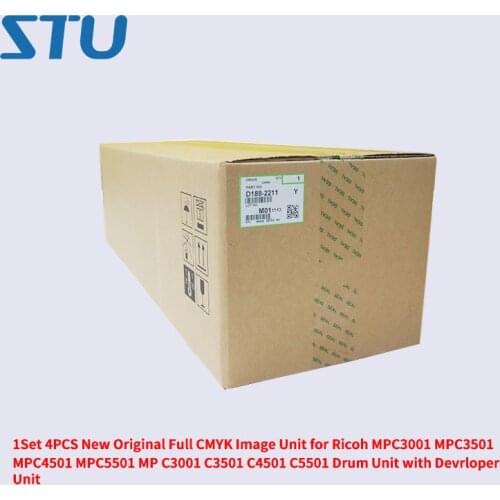 1Set 4PCS New Original Full CMYK Image Unit for Ricoh MPC3001 MPC3501 MPC4501 MPC5501 MP C3001 C3501 C4501 C5501 Drum Unit