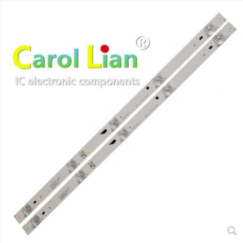 Brand new 32-inch Kanshang 32-inch 32MR332M05A1 V3TV Super TV CANTV C32KD110 Backlight strip 2 strips 5 lights 6v concave mirror