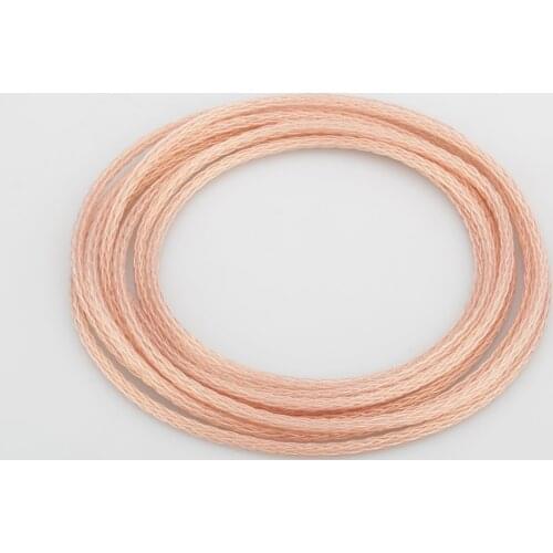 Audiocrast 1607CU 16cores 6N OCC PTFE Wire Cable for DIY Headphone cable Earphone Headphone DIY Cable For Custom Headset