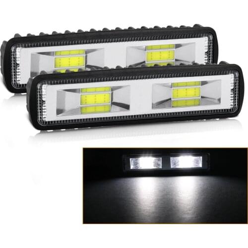 48W Car Light Assembly Led Fog Lights Off Road 4x4 Spot Beam Led Light Bar For Trucks ATV SUV DRL LED Spotlight Work Light Bar