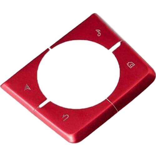 Car Aluminum Multimedia Button Cover Frame Trim Sticker for Mazda 3 Axela CX-30 MX-30 2020 Accessories