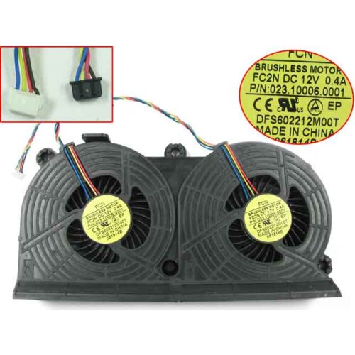 FCN DFS602212M00T 800 705 G1 733489-001 DC 12V 0.4A Cooling Fan