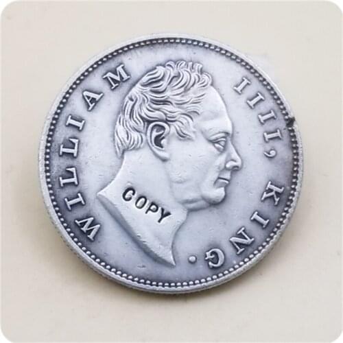 1835 India - British 1 Rupee - William IV COPY COIN