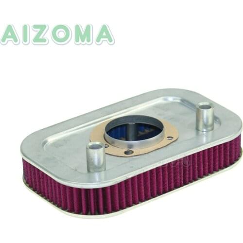 Red Motorcycle High Flow Air Filter Intake Cleaner for Harley Iron 883 Sportster XL50 XL883 Forty-Eight XL1200 C R N L 2004-2013