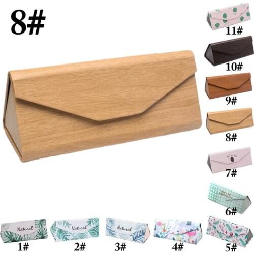 Creative Eyeglass Case Collapsible Magnetic Closure Eyewear Sunglasses Storage Box Anti-Pressure Portable Organizer Container