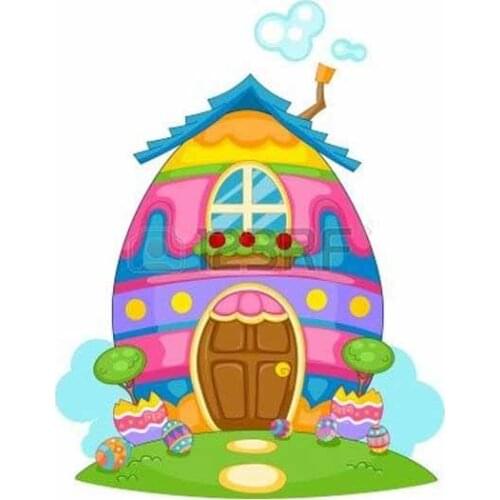 Easter Egg House new design christmas 2020 metal cutting dies Birthday Wishes card making