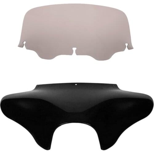 Motorcycle Front Outer Batwing Fairing + Windshield For Harley Touring Street Electra Glide Ultra Classic Trike 1996-2013 2012
