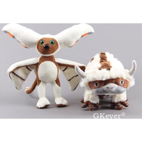 Super Quality 2 Pcs/Set The Last APPA Winged Lemur Momo Stuffed Plush Doll Stuffed Animals RARE 30-40 cm Gift