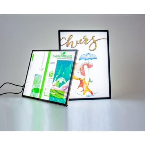A4 led menu card a4 light board led led menu display