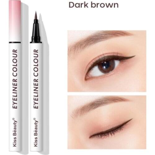 6 Colors Liquid Matte Eyeliner Pencil Quick Dry Waterproof Eye Liner Pencil Brown Purple Color Eyeliner Cosmetic Tool TSLM2