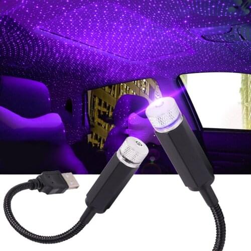 USB Star Projector Atmosphere Night Light Mini Decorative Lamp for Bedroom Ceiling