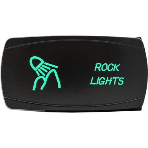 12-24V Car ROCK LIGHTS 12V 20A Toggle Rocker Switch Blue LED Light 5Pin ON OFF switch for RV SUV ATV CAMPER CARAVAN