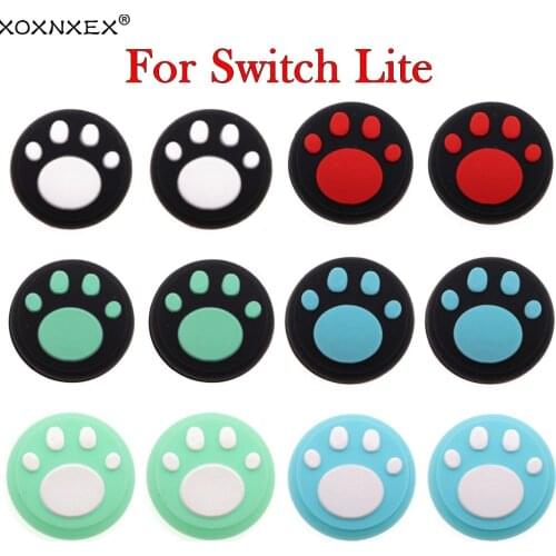 2 pcs Silicone Thumb Grips Cover for Nintendo Switch NS Lite Joy Con Analog Stick Caps Skin for JoyCon Joystick Grip