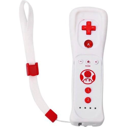 2in1 Left Right Handle Controller Remote Gamepad with Built-in Accelerator Replacement for Nintend Wii for WII U Game Host